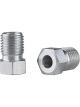 Proflow Brake Hard Line Tube Nut 3/8in. x 24 Qty 2 For 3/16in. Pipe