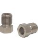 Proflow Stainless Brake Hard Line Tube Nut 3/8in. x 24 Qty 2 for 1/4 p