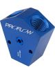 Proflow Fuel Block, Y-Type, Billet Aluminium, Red Anodised, 3/8 in