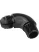 Proflow 90 Degree 3/4in. NPT To Male -12AN Flare to NPT Adaptor,