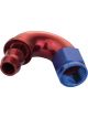 Proflow 150 Degree Fitting Hose End Full Flow Barb to Female -12AN,