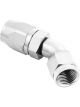 Proflow Fitting Hose End 45 Degree Full Flow -04AN, Polished