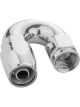 Proflow Fitting Hose End 180 Degree Full Flow -04AN, Polished
