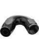 Proflow Fitting Hose End 150 Degree Full Flow -04AN, Black