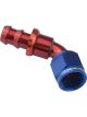 Proflow 60 Degree Push On Hose End Hose End Barb to Female-06AN
