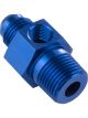 Proflow Male Adaptor 1/4in. NPT To -08AN 1/8in. NPT Gauge Port H