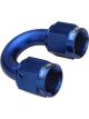 Proflow 180 Degree Female To Female Union Swivel Hose End 08AN, Blue