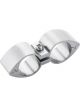 Proflow Twin Hose Clamp Separators -06AN, Silver, 14mm Hole