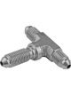 Proflow Stainless Steel Hose End Tee -03AN Bulkhead