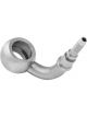 Proflow Stainless Steel Banjo Hose End 10mm 90 Degree Bend Crimp St
