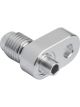 Proflow Engine Steam Line Fitting, Male Connector Type, -04AN, Alum