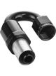 Proflow Crimp Hose End 180 Degree -16AN, Black