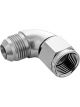 Proflow 90 Degree Full Flow Adaptor Male To Female -10AN, Polished