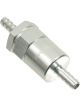 Proflow Billet Inline Aluminium Fuel Filter 1/2in. Barb Silver 30