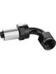 Proflow Crimp Hose End 90 Degree -08AN, Black