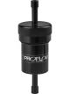 Proflow Fuel Filter Aluminium 3/8in. Hose barb 100 Micron Stainle
