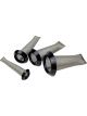Proflow Fuel or Oil AN Flare Filter -10Fuel or Oil AN w/37 Degree T