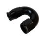 Proflow 180 Degree Fitting Hose End AN4 Suit PTFE Hose, Black