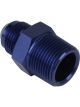 Proflow Adaptor Male -12AN To 1in. NPT Straight, Blue