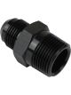 Proflow Adaptor Male -10AN To 1/2in. NPT Straight, Black