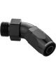 Proflow 45 Degree Fitting Hose End -08AN Orb Male To -08AN, Bl