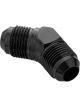 Proflow Male Flare Union Adaptor -16AN 45 Degree Union, Black