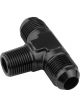 Proflow Flare Flare Union Adaptor-06AN To 1/4in. NPT On Side, Bla