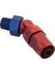 Proflow Fitting, Male Hose End 3/8in. NPT 45 Degree To -06AN Hos