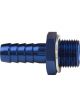 Proflow Fitting Adaptor Male 12mm x 1.50mm To 8mm Barb, Blue