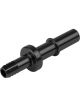 Proflow 3/8in. Fitting Male Quick Release To 8mm Barb, Black