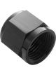 Proflow Aluminium Tube Nut AN For 1/4in. Tube, Black