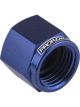 Proflow Fitting Aluminium AN Flare Cap -03AN, Blue