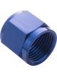Proflow Aluminium Tube Nut AN For 1/2in. Tube, Blue