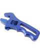 Proflow Billet Compact Adjustable AN Grip Wrench Spanner, Blue
