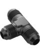Proflow Male Flare Union Adaptor -08AN Flare Tee, Black