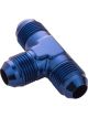 Proflow Male Flare Union Adaptor -10AN Flare Tee, Blue