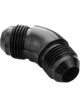Proflow 45 Degree Union Flare Adaptor Fitting -04AN, Black