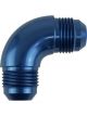 Proflow 90 Degree Union Flare Adaptor Fitting -08AN, Blue