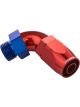 Proflow 90 Degree Fitting Hose End -10AN Orb Male To -04AN, Blue