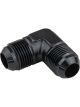 Proflow Flare Union -08AN 90 Degree Union, Black