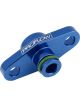 Proflow Fuel Rail Adaptor Fitting Aluminium 11mm To Female 1/8 NPT