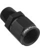 Proflow Female Adaptor -06AN Straight Swivel To 1/8in. NPT, Bl