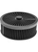 Proflow Air Filter Assembly Flow Top Round Black 9in. x 3in. Su