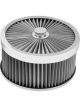 Proflow Air Filter Assembly Flow Top Round Stainless Steel 9in.