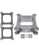 Proflow Carburettor Spacer Aluminium 2in. Thick, Open Holley 4150