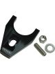 Proflow Distributor Hold-Down Clamp, Billet Aluminium, Black, Stud