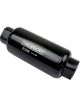 Proflow Fuel Filter, Inline Mount, Billet Aluminium, Black Anodised