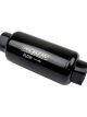 Proflow Fuel Filter, Inline Mount, Billet Aluminium, Black Anod