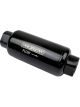 Proflow Fuel Filter, Inline Mount, Billet Aluminium, Black Anod
