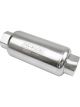 Proflow Fuel Filter, Inline Mount, Billet Aluminium, Silver Ano
